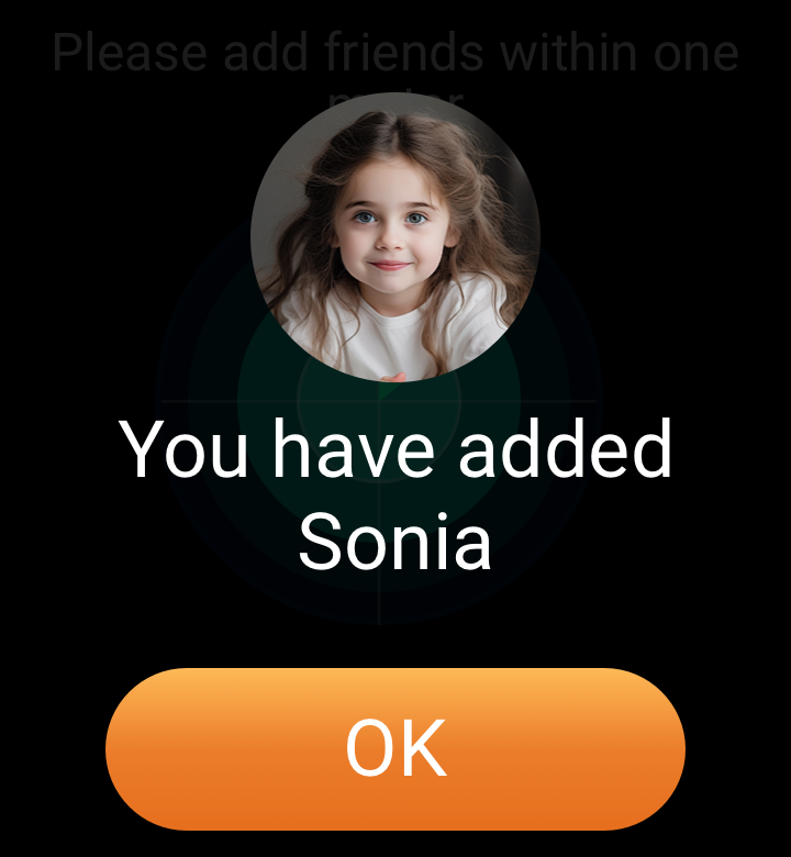 手表界面卡片正面