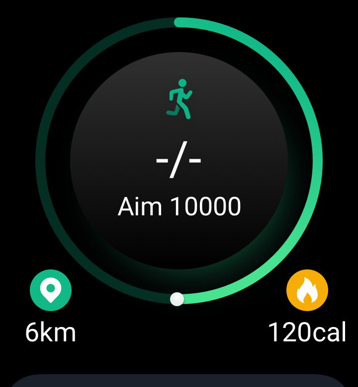 手表界面卡片正面