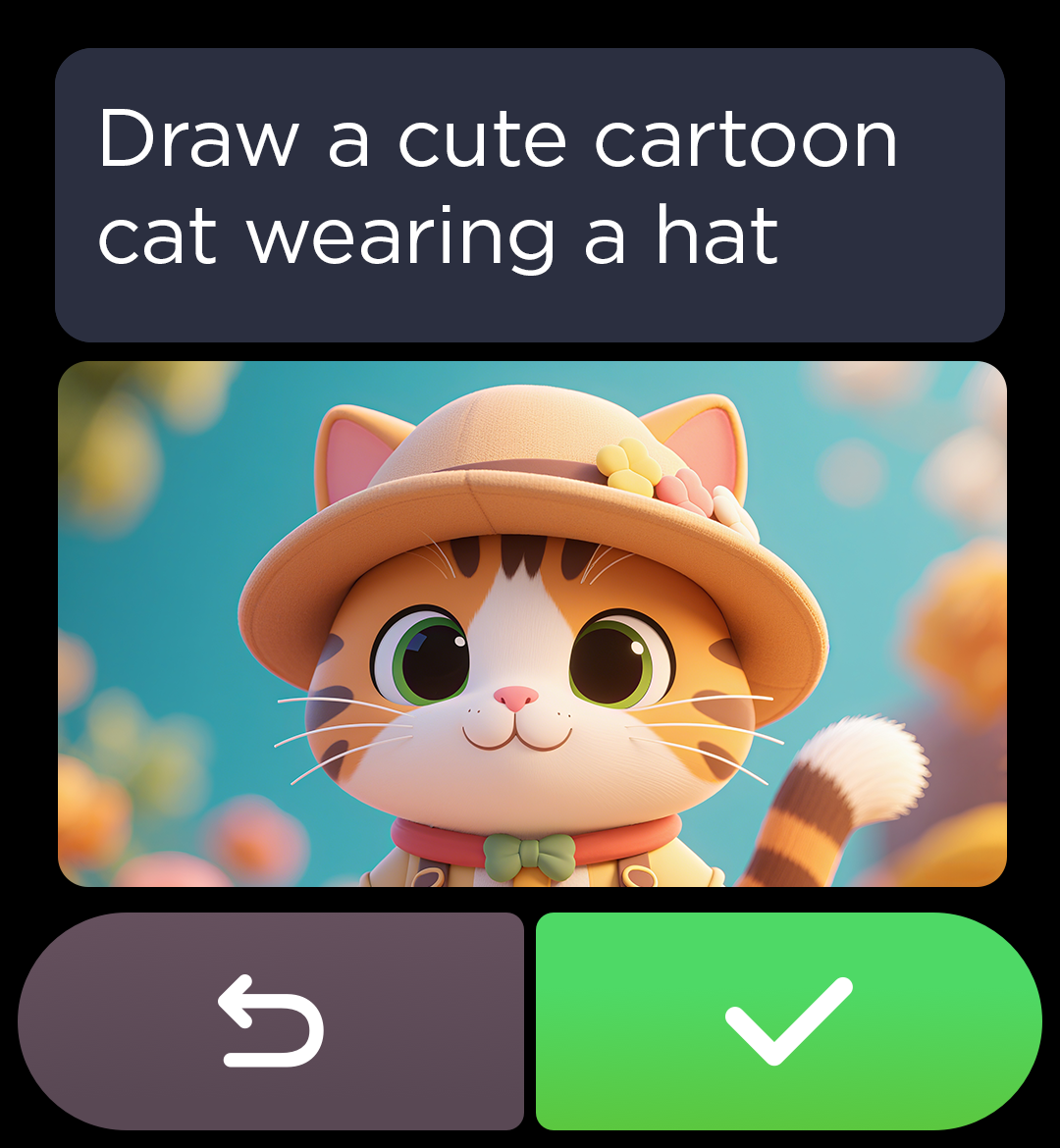 手表界面卡片正面