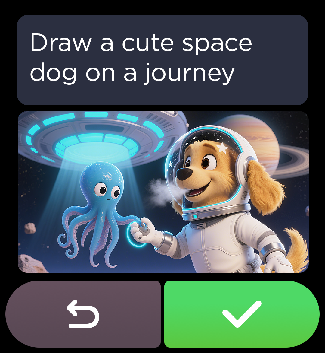 手表界面卡片正面
