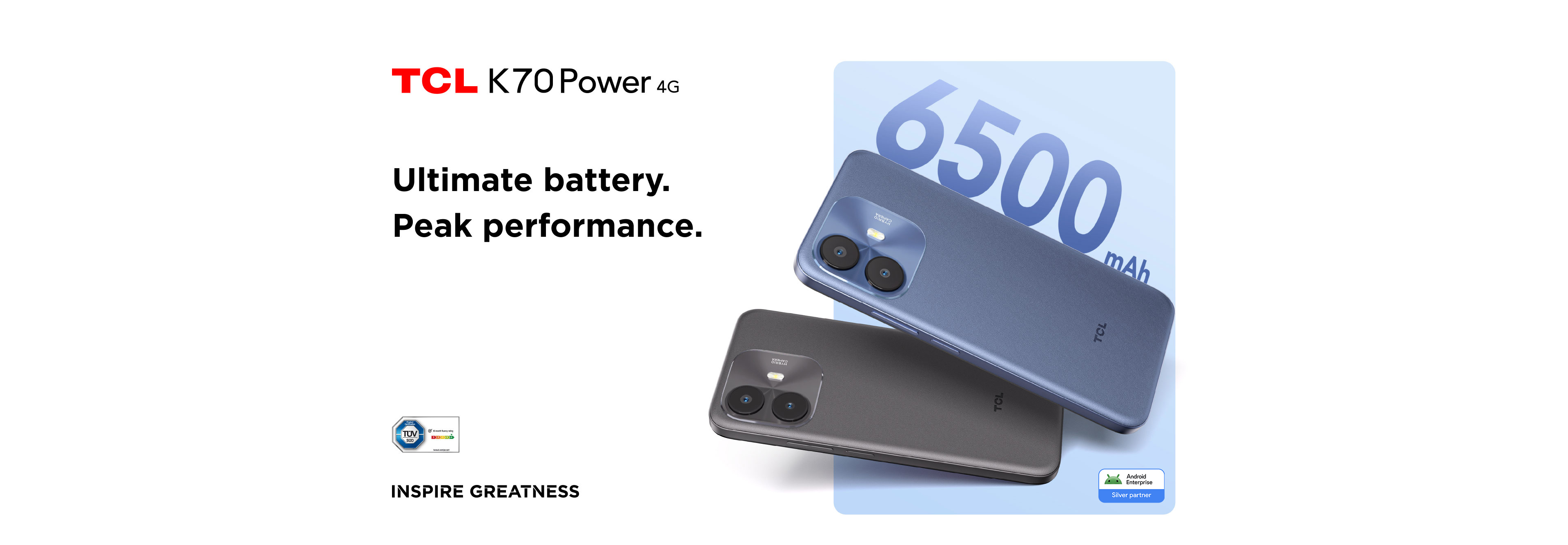 01 TCL K70 Power — ключова визия