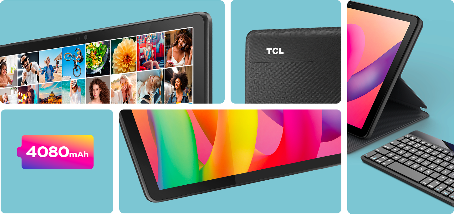 TABLET TCL TAB 10 2+32 C/TECLADO NEGRO