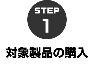 1.対象製品の購入